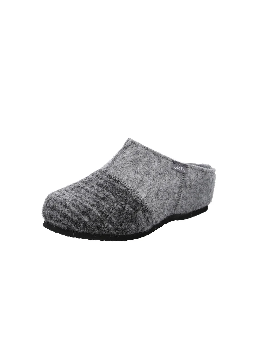 Hausschuh Cosy grau multi