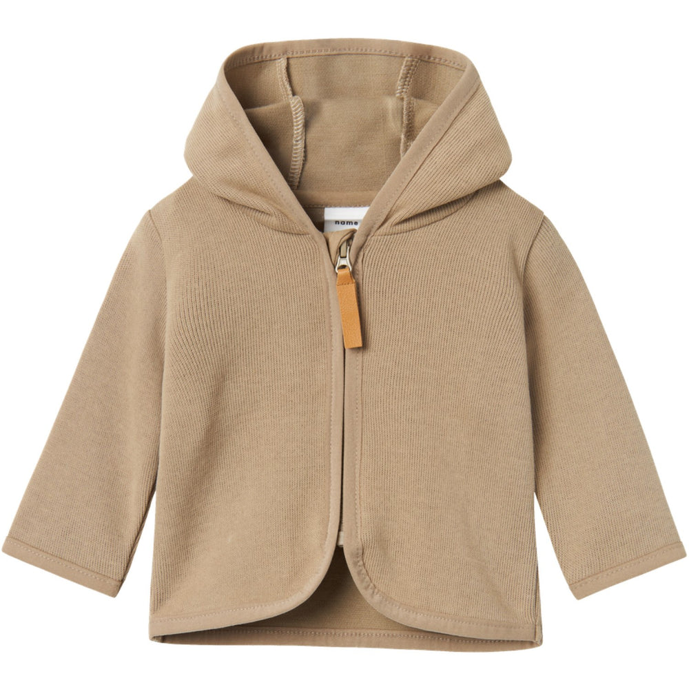 Køb Name It Weathered Teak Salt Sweat Cardigan