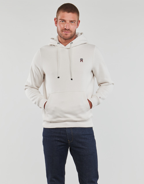 Tommy Hilfiger - SMALL IMD HOODY - Ecru