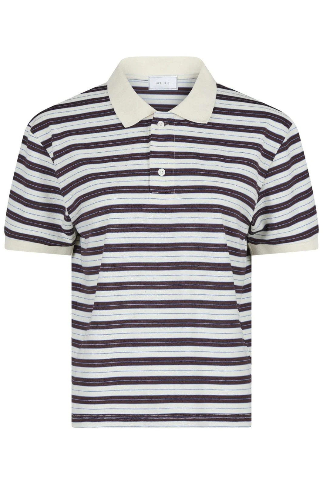 Neo Noir Beta Stripe Polo Tee