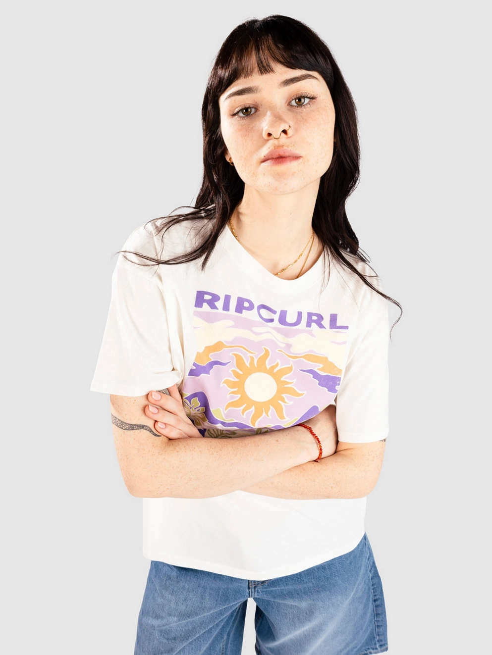 Rip Curl Dune Dancer Relaxed T-Shirt bone