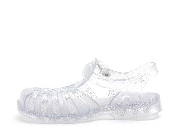 Meduse mules et sabots enfant sun boite argent