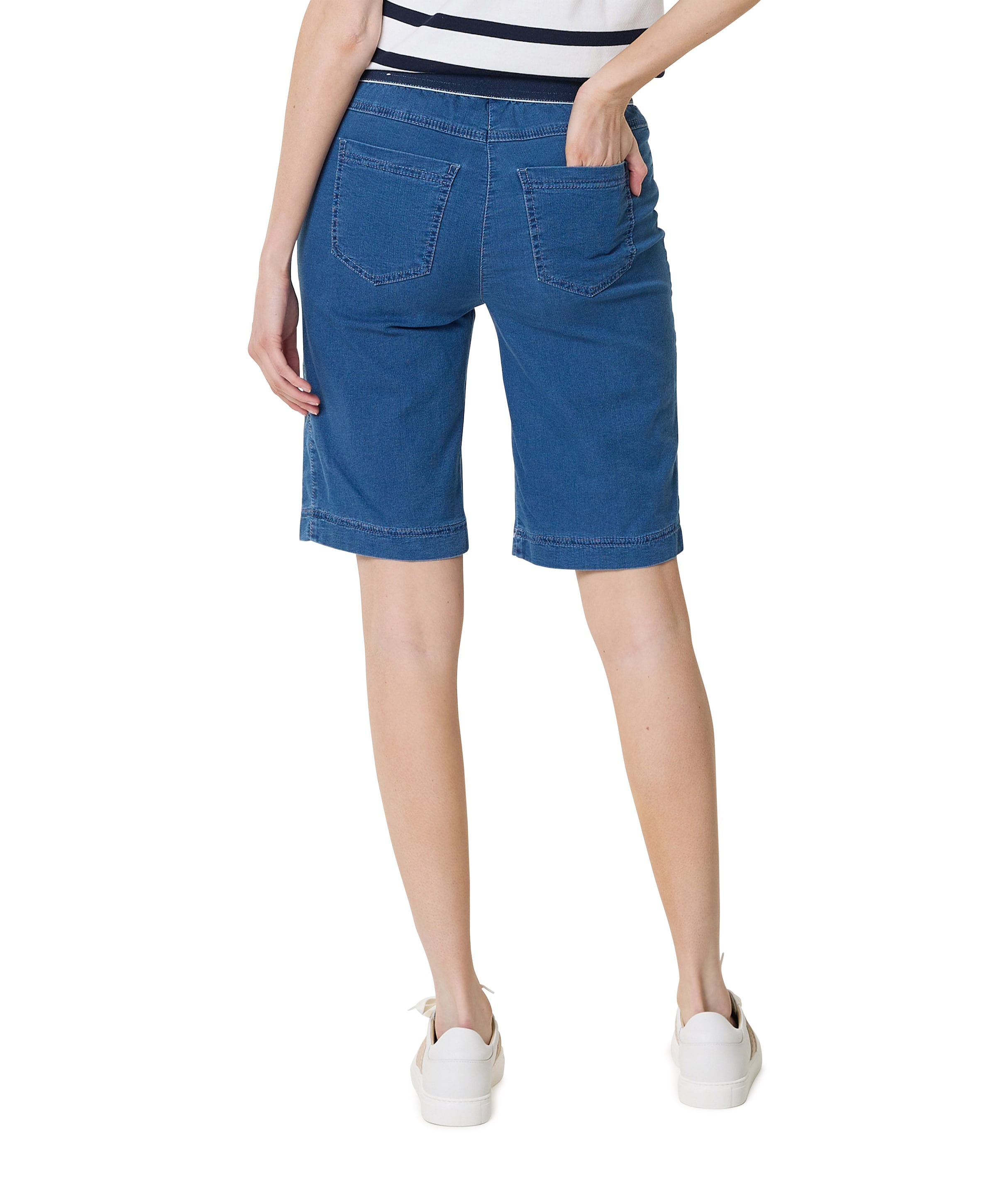 Relaxed by Toni Alice New dames bermuda blauw