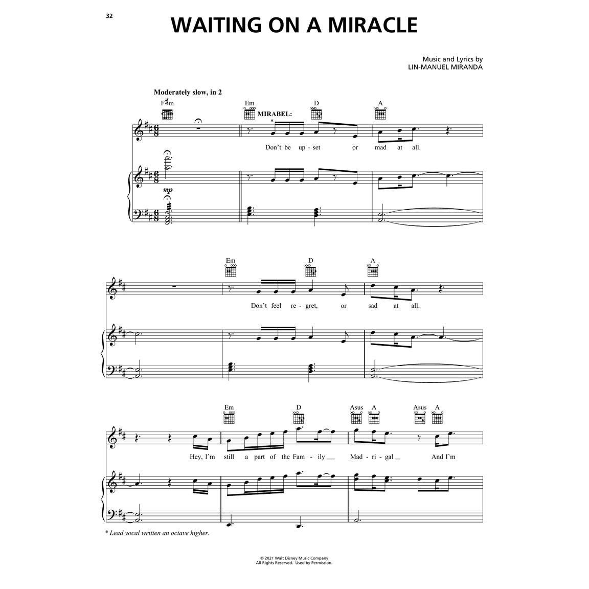 Hal Leonard Disney Encanto voor piano, zang en gitaar