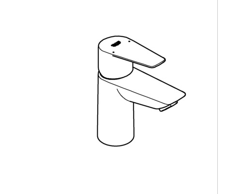 GROHE START EDGE 2020 chromen wastafelmengkraan 23898001