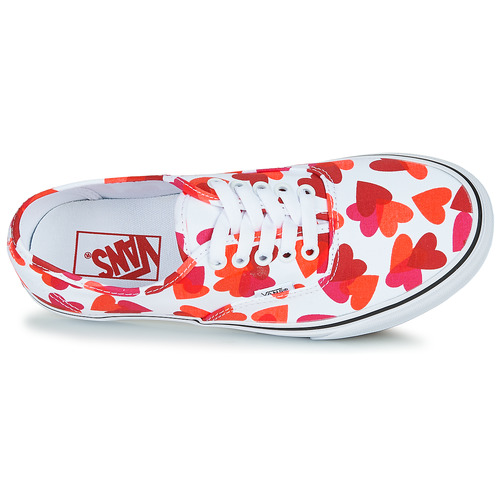 Vans - AUTHENTIC - Blanc / Rouge