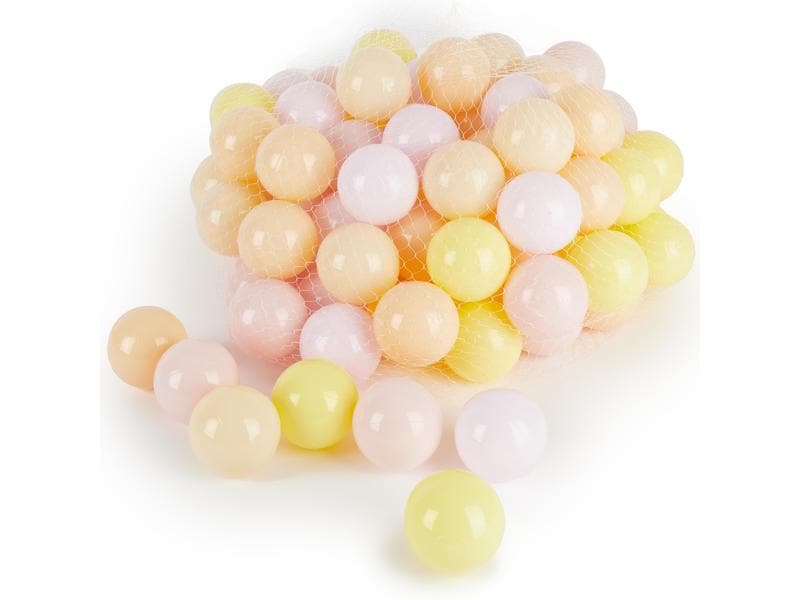 bieco Bälle für Bällebad 100 Stk. Blossom Bälle fürs Spielen