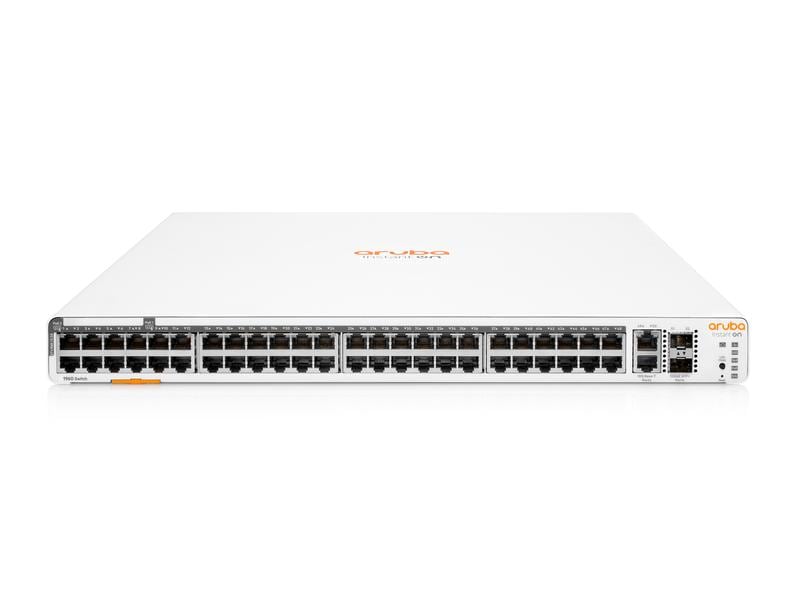 HPE Aruba Networking PoE  Switch Aruba Instant On 1960 48G Aruba Instant On 1960 48G 40p Klasse 4 8p Klasse 6 PoE 2XGT 2SFP  600W Switch