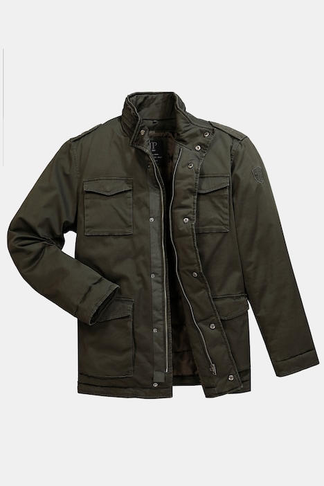 JP 1880 Baumwoll-Jacke, Stehkragen, Zipper, bis 8 XL
