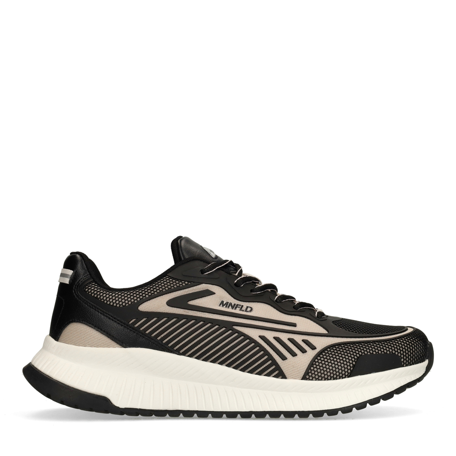 Beige leren sneakers
