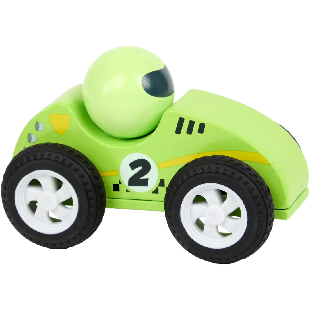 Mini Matters houten raceauto Diverse kleuren