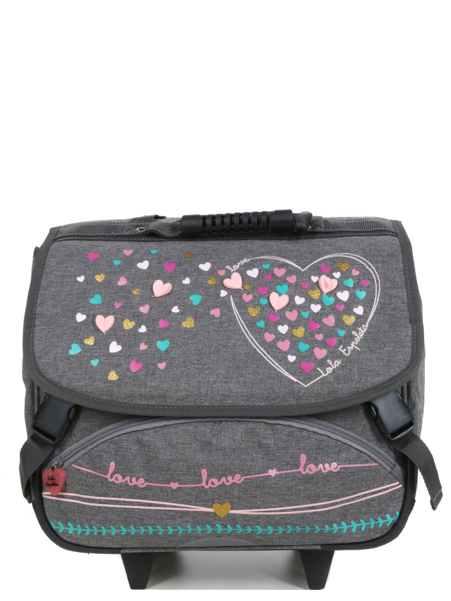 Cartable À roulettes Lola Espeleta Heart 38 cm