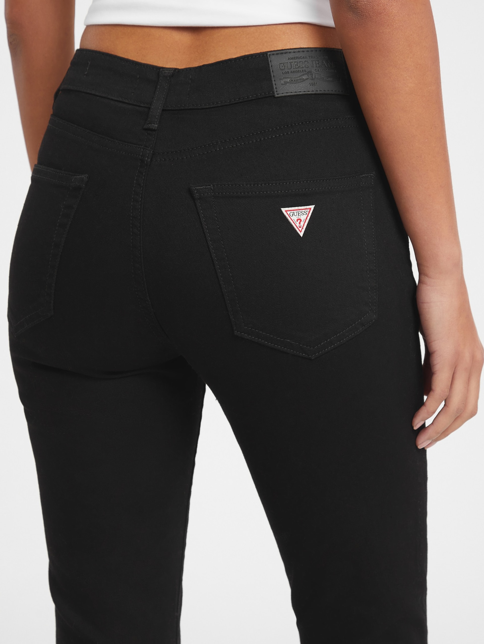 Calça jeans skinny de cintura alta G05