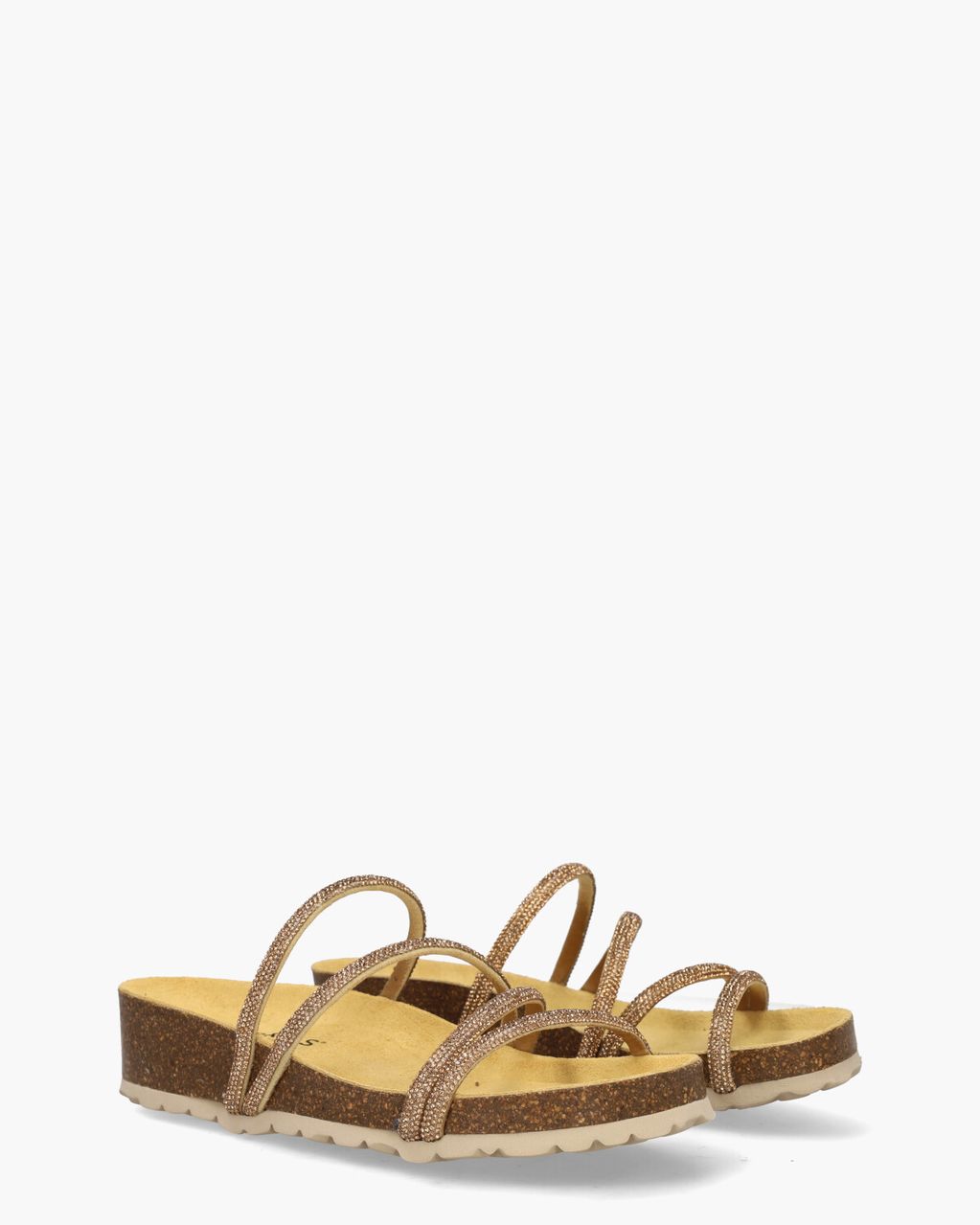Cypres Tozzy Brons Damesslippers