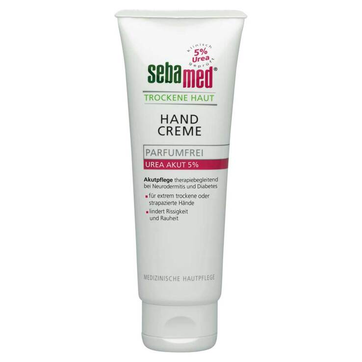 Sebamed Trockene Haut Parfumfrei Handcreme Urea 5%, 75 ml