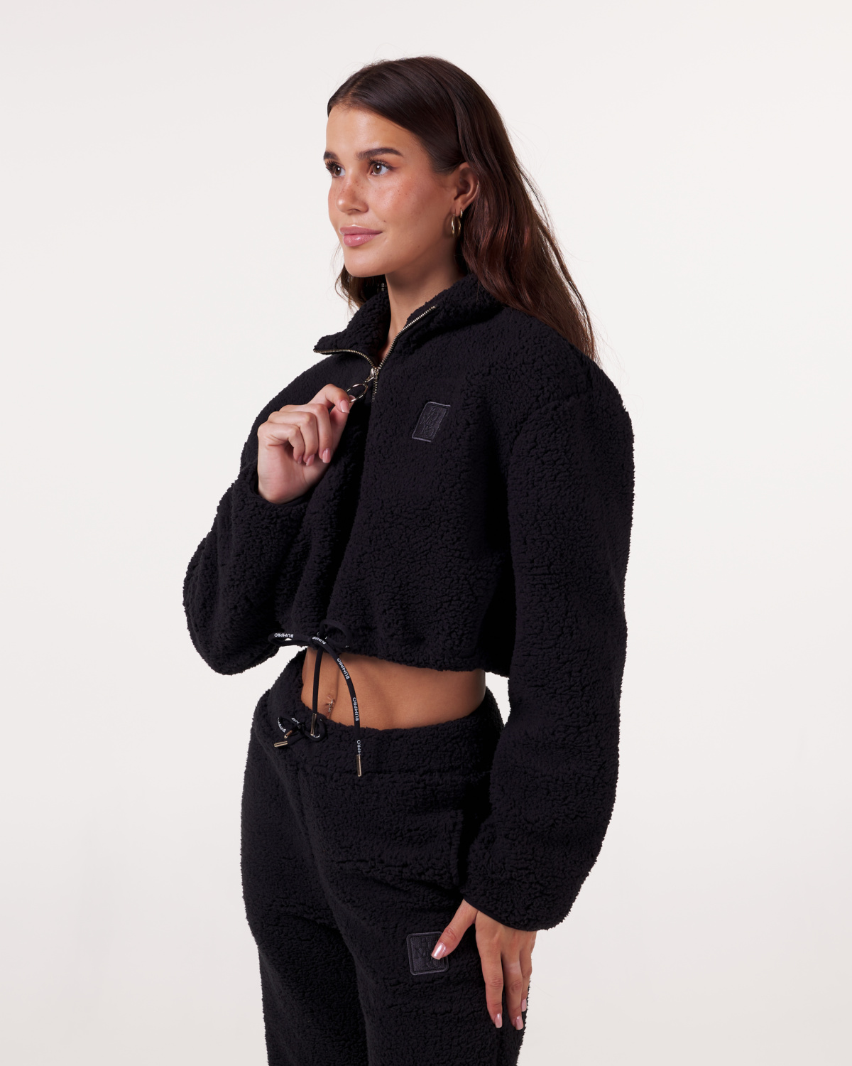 Bumpro Soft Teddy 1\2 Zip Black