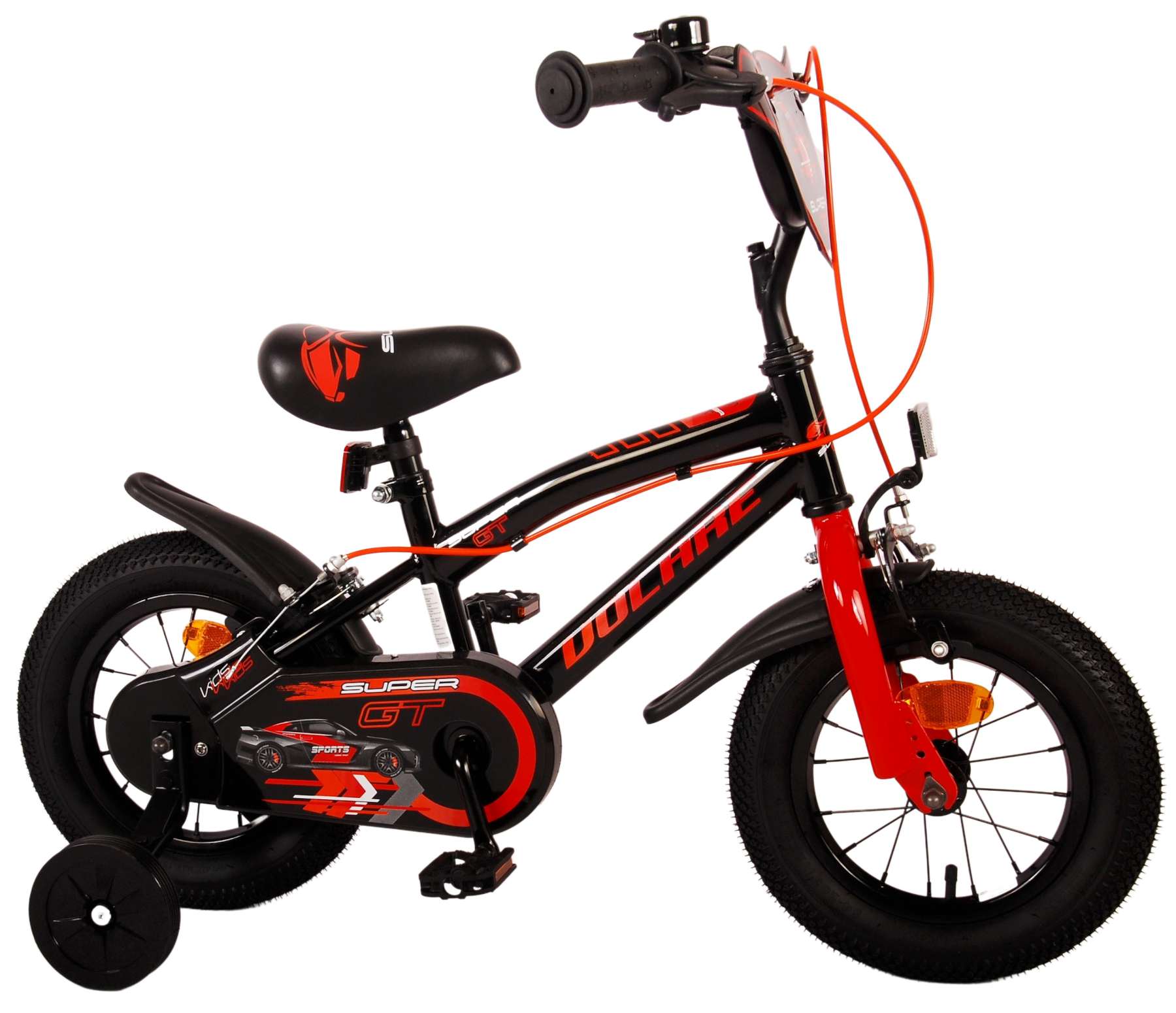TPFSports Super GT Kinderfahrrad - Jungen - 12 Zoll - Rücktritt + Handbremse - Blau