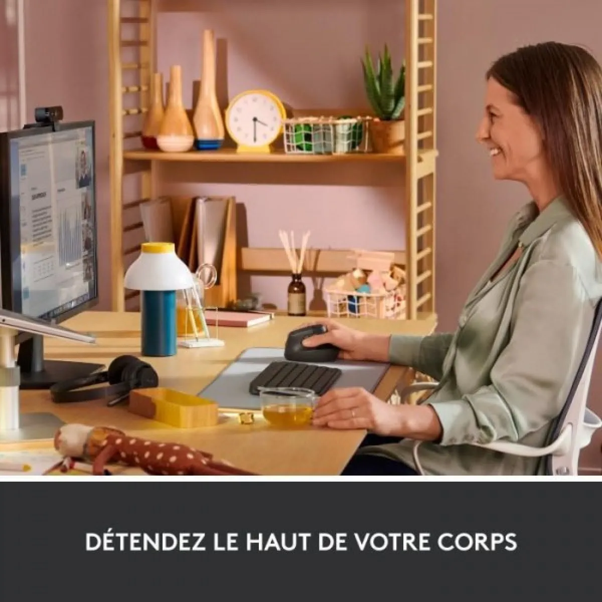 Logitech Lift Ergonomique Verticale
