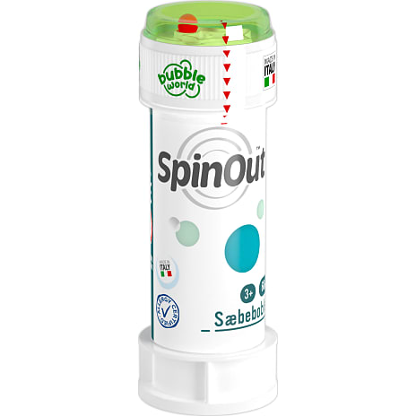 SpinOut sæbebobler 60 ml - assorteret