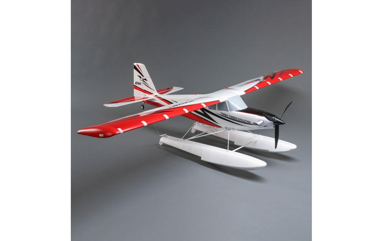Motorflugzeug Turbo Timber Evo 1550 mm BNF Basic<br>STOL Flugmodell mit Busch Fahrwerk und Schwimmer Satz