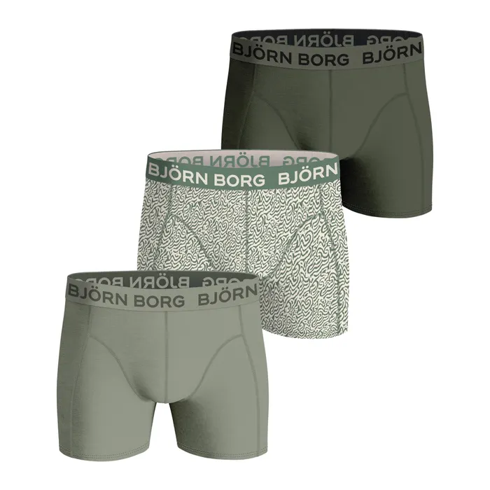 Bjorn Borg Björn Borg Cotton Stretch Boxershorts Heren (3-pack)