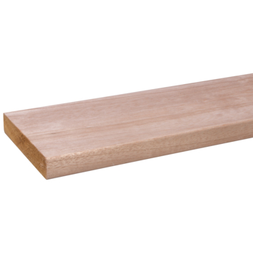 Lat hardhout geschaafd 28x145 mm 210 cm