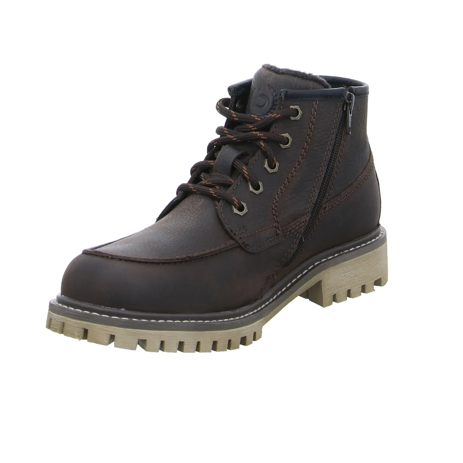 BUGATTI SHOES Winter-Boots Braun Leder