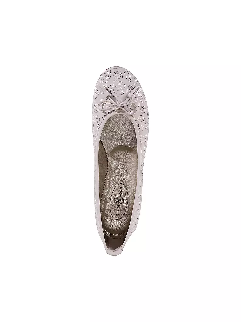 DIRNDL & BUA Trachtenschuhe - Ballerinas beige