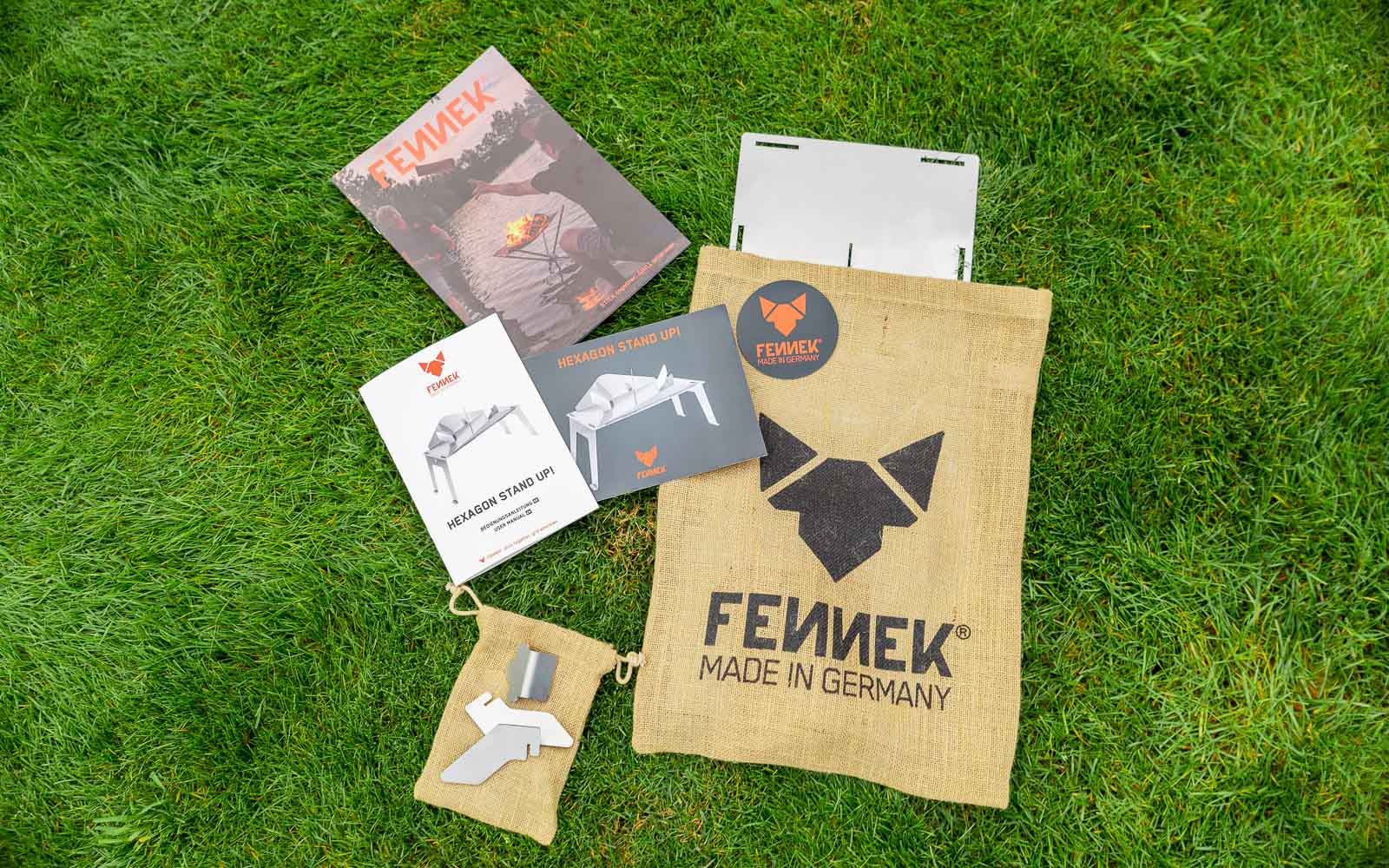 Fennek Hexagon Stand Up Standfuß und Hitzeschutz