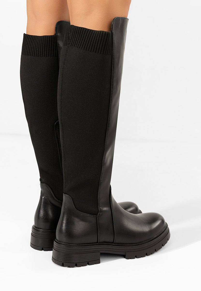 Bottes femme noires Belora