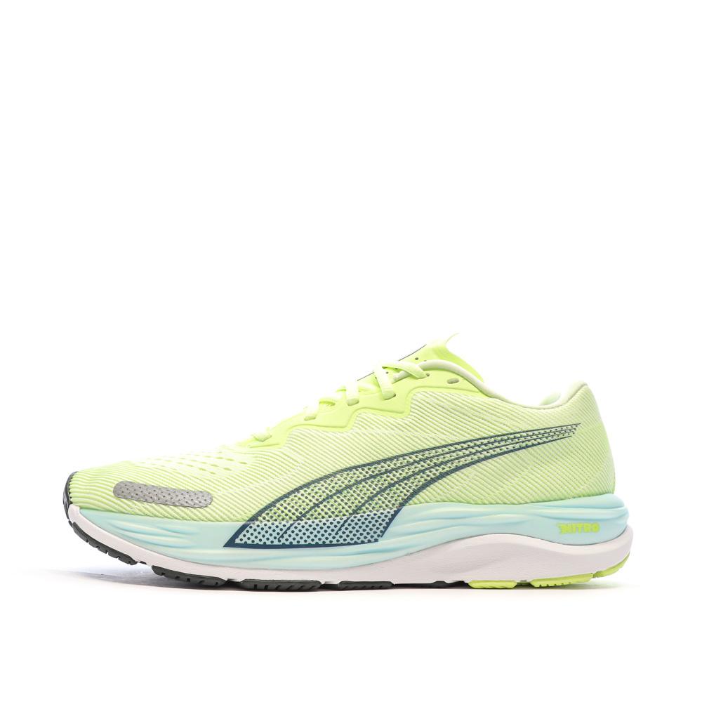Puma Chaussures de Running Jaune/Marine Homme Puma Velocity Nitro 2