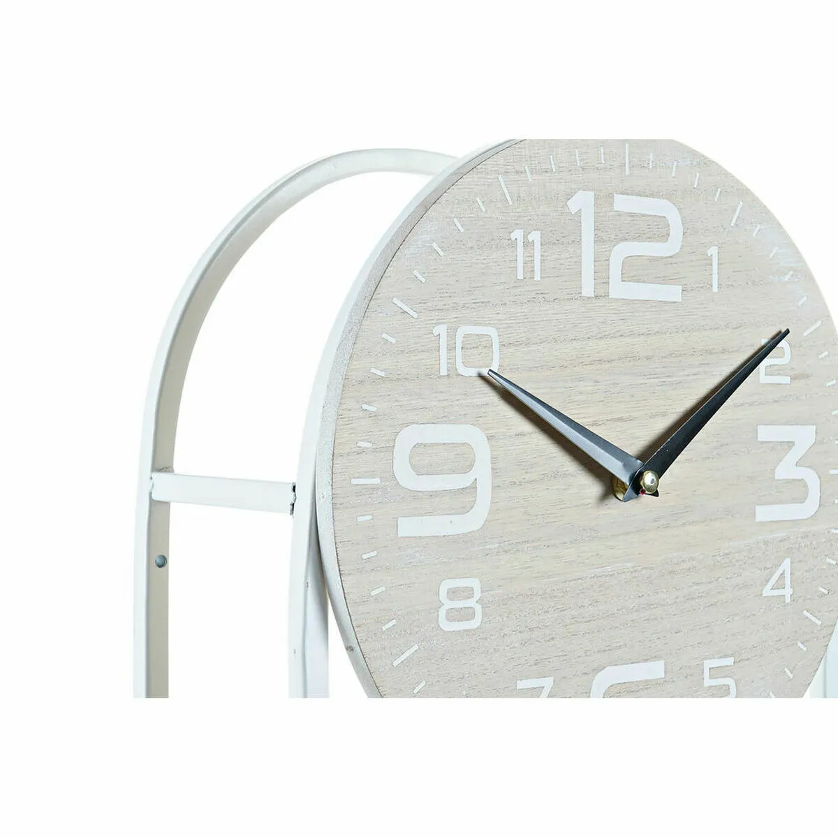 DKD Home Decor Horloge murale Naturel - MDF Blanc