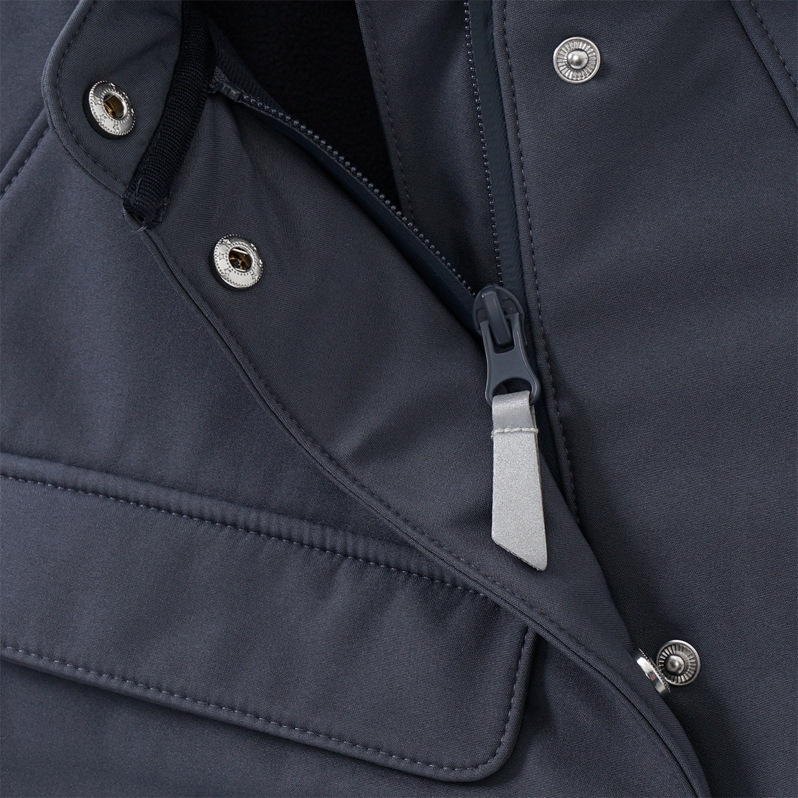 Topolino Kinder Softshelljacke mit Kapuze dunkelblau