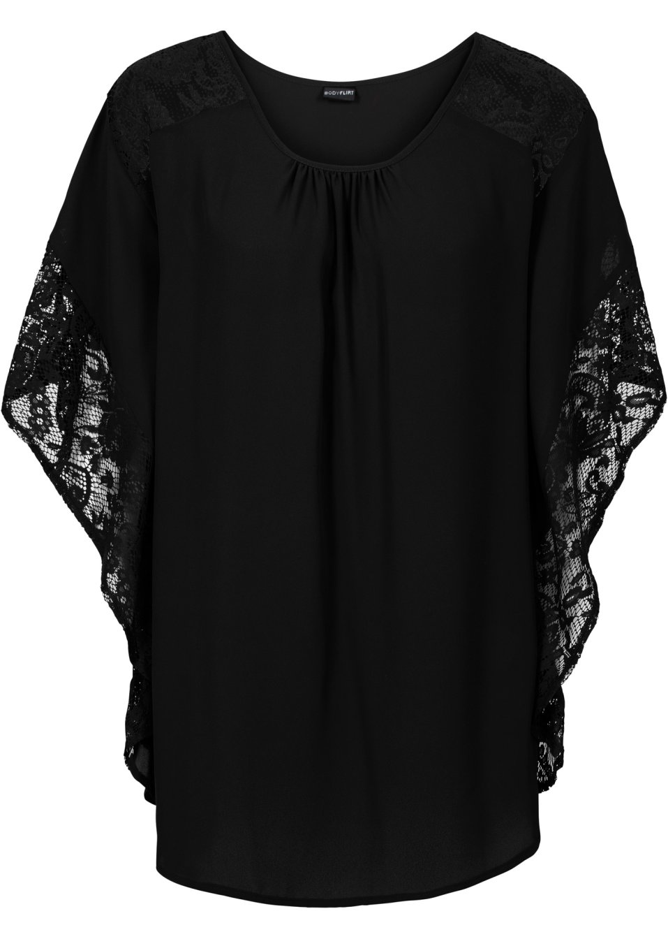 Blouse avec détails en dentelle