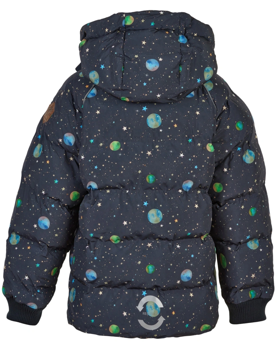 Steppjacke SPACE AOP in dark navy