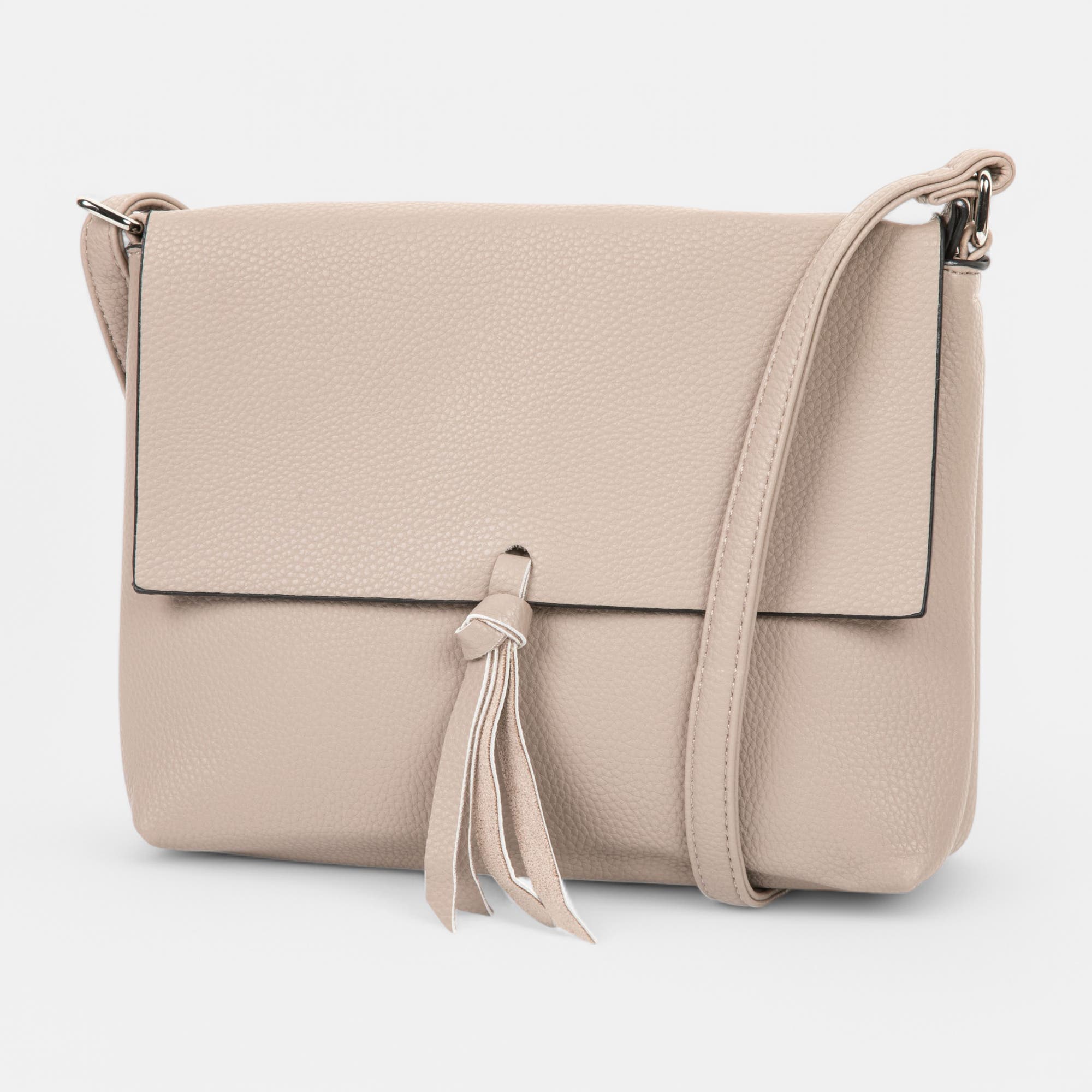 Sac bandoulière beige