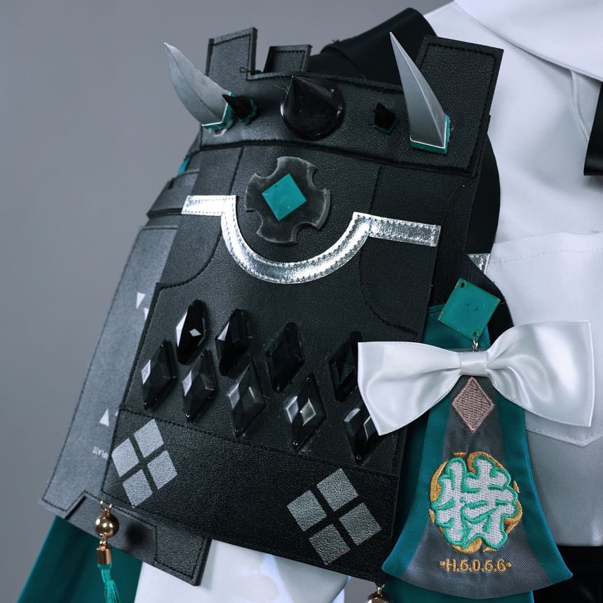 Custaplayu - Zenless Zone Zero Tsukishiro Yanagi Cosplay Kostuumset / Pruik / Schoenen