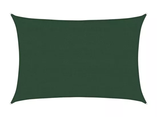 Voile d'ombrage 160 g/m² Vert foncé 4x5 m PEHD