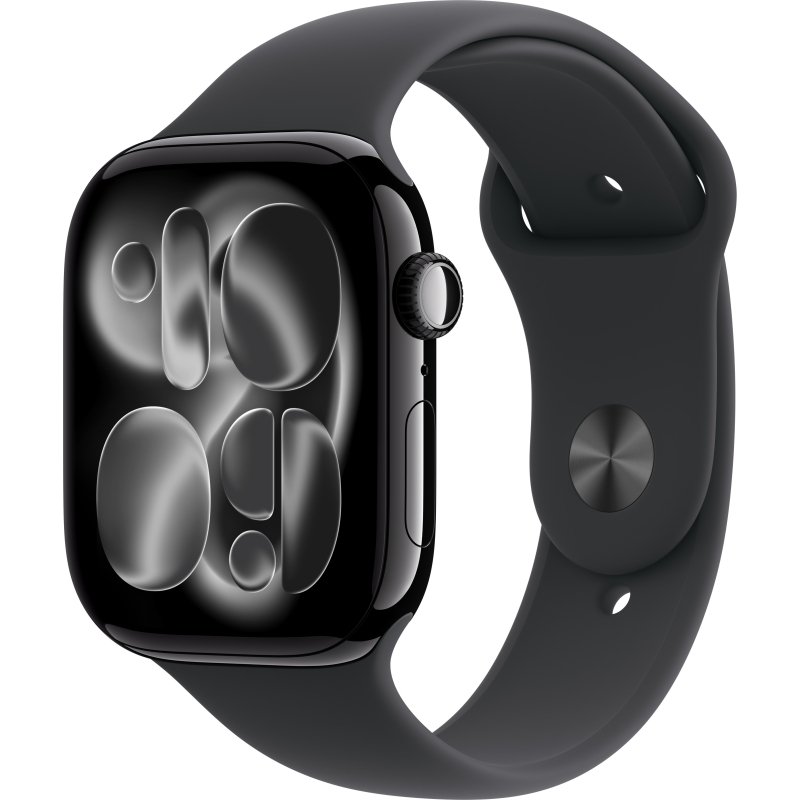Apple Watch Series 11 OLED 46 mm Numérique 416 x 496 pixels Écran tactile Noir Wifi GPS (satellite)