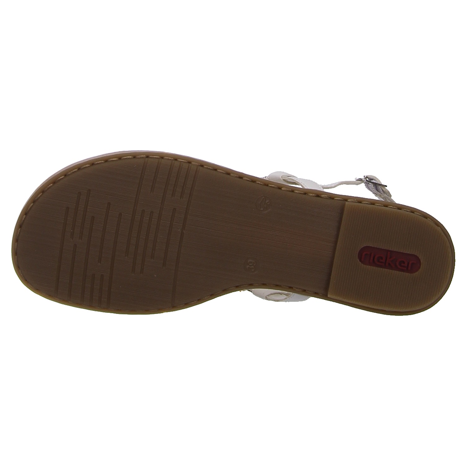 Rieker Sandalette weiß weiss/weiss kombi