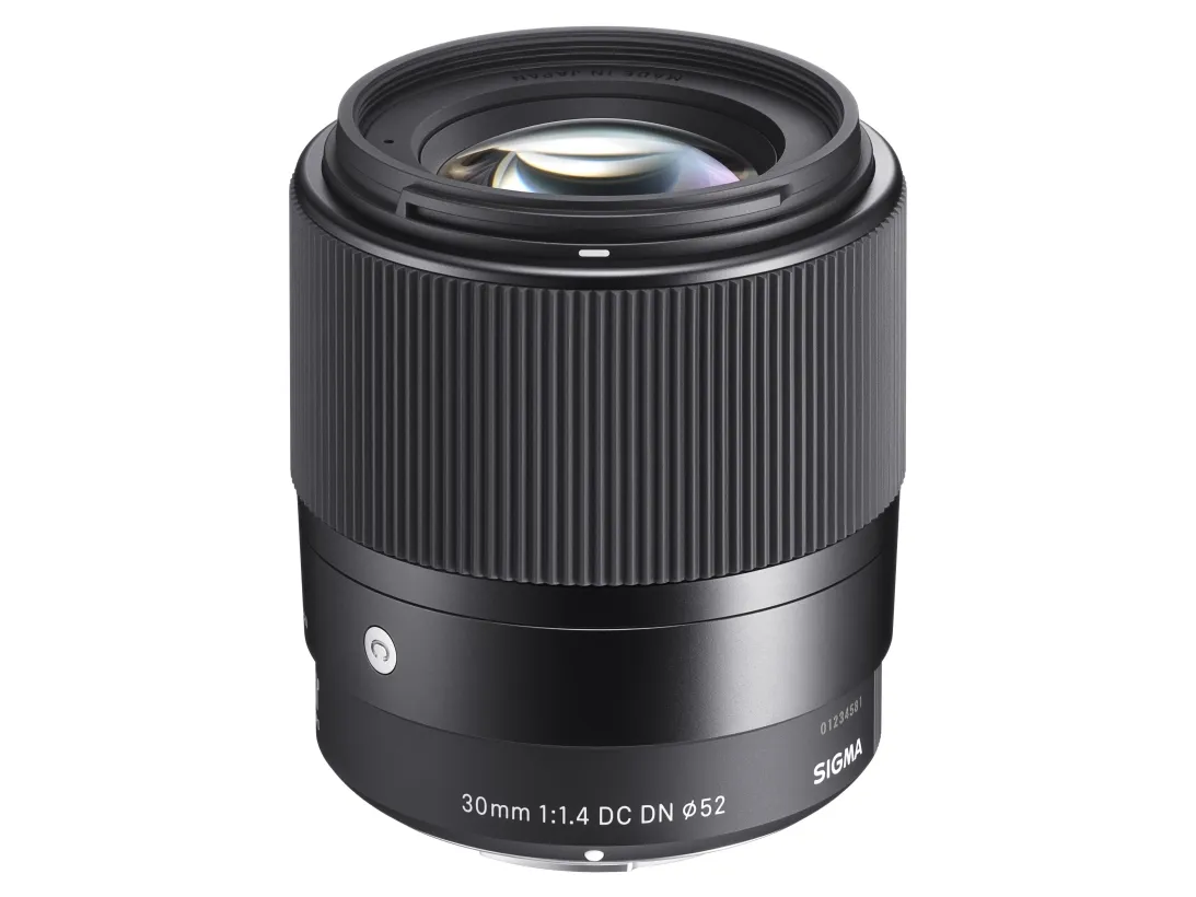 Sigma Contemporary - Objektiv - 30 mm - f/1.4 DC DN - Sony E-mount - for Sony Cinema Line; a VLOGCAM; a1; a1 II; a6700; a7 IV; a7C; a7C II; a7CR; a7R V; a9 III