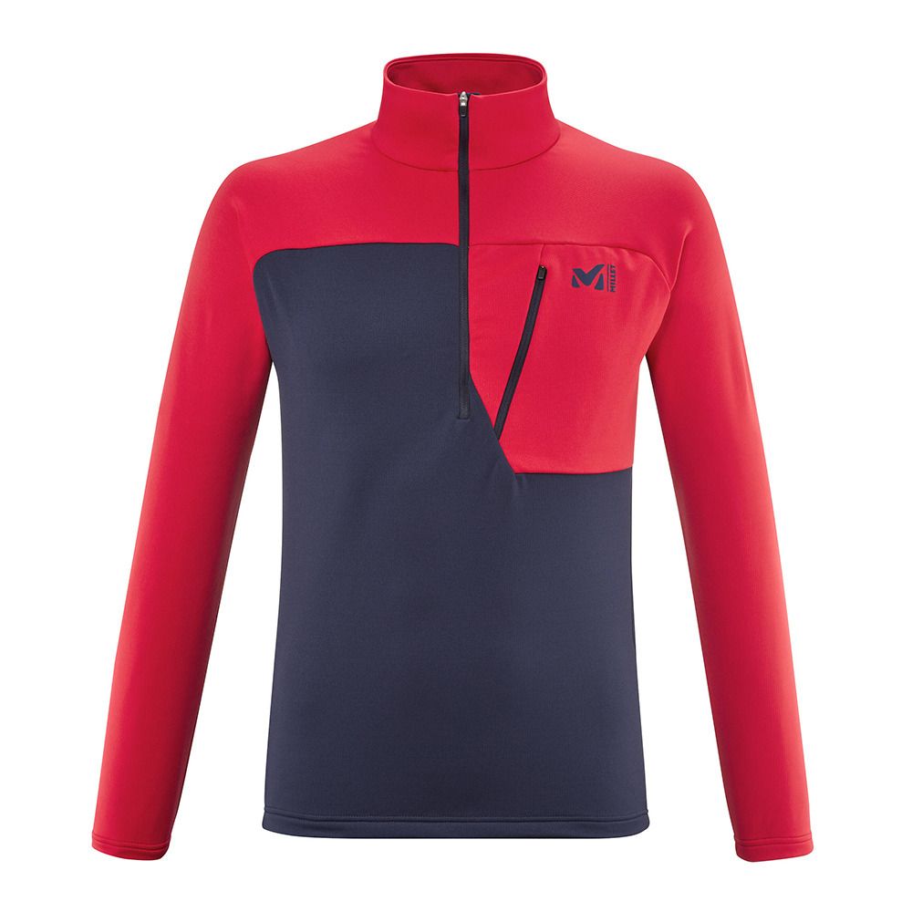 Millet SENECA - Polaire Homme saphir/rouge