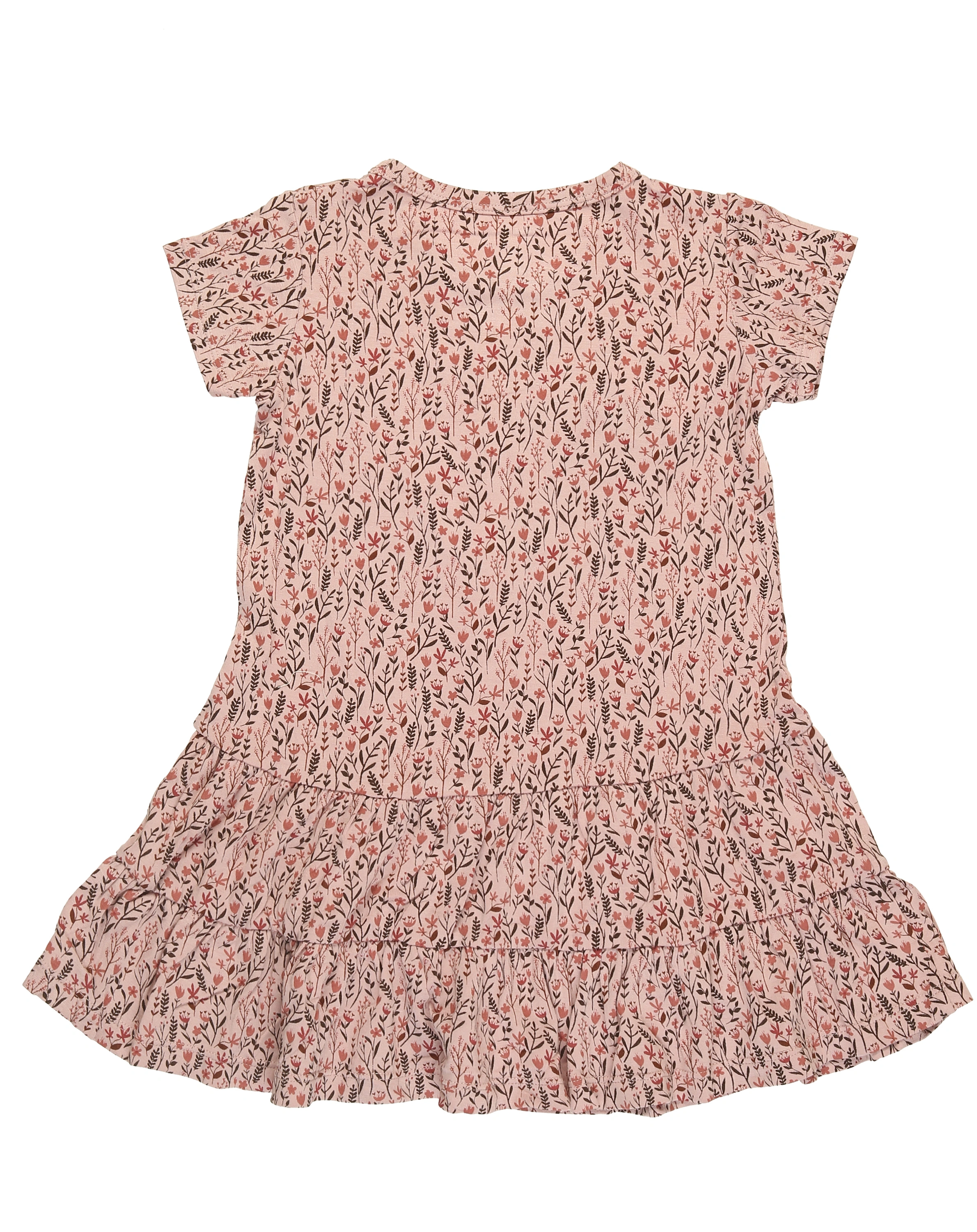 Kurzarm-Kleid FUIA in pale rose
