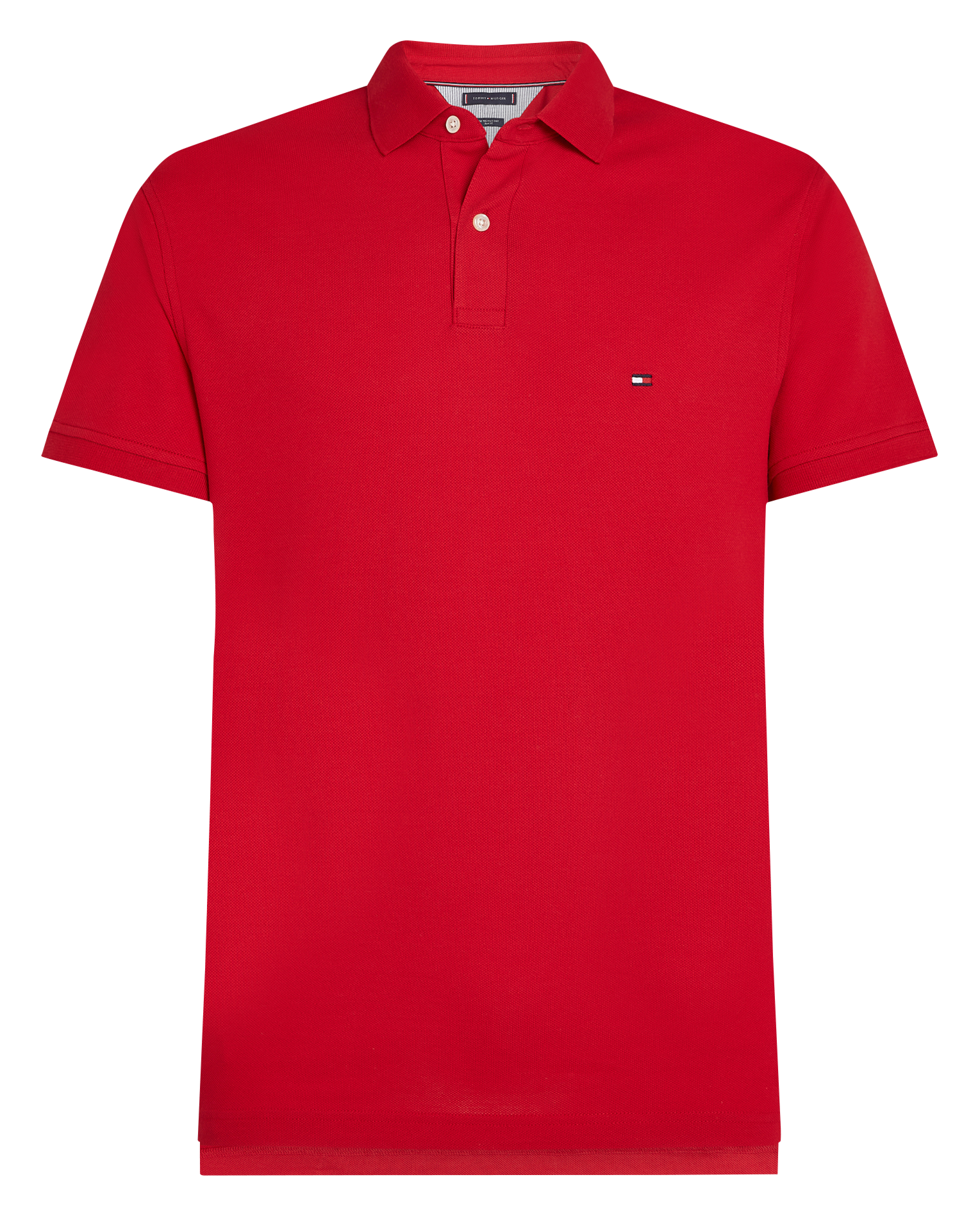 Polo slim-fit en coton bio | Rouge