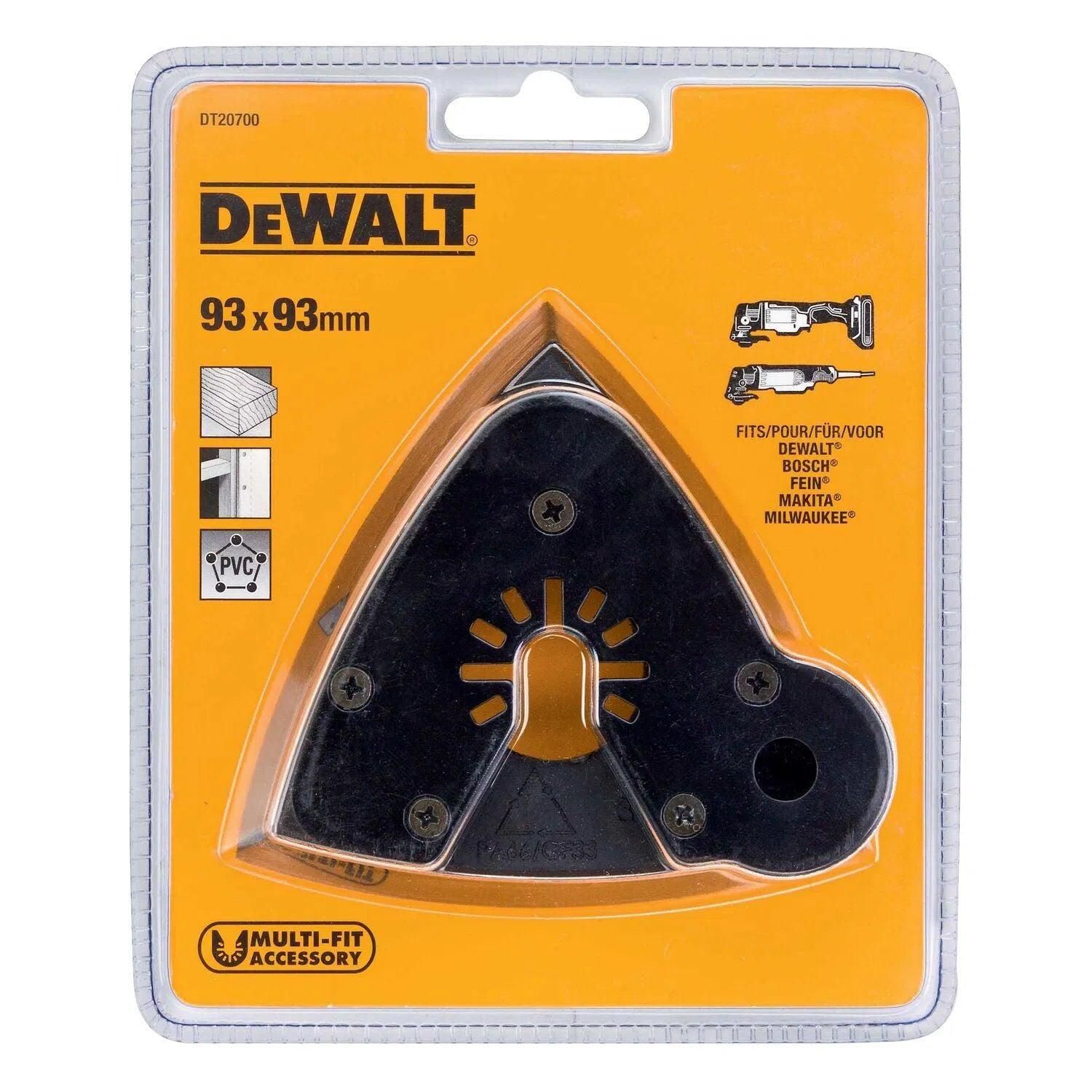 DeWALT DT20700 Universeel schuurzool