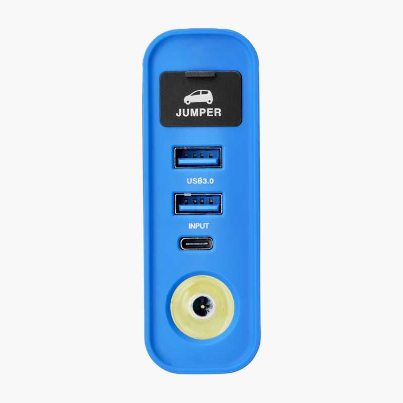 Starthjelp 12 V med trådløs powerbank, 800 A