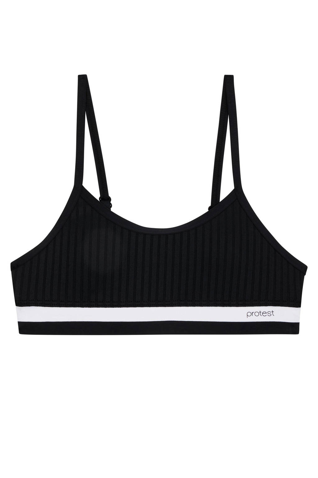 crop bikini PRTROSY JR zwart/wit