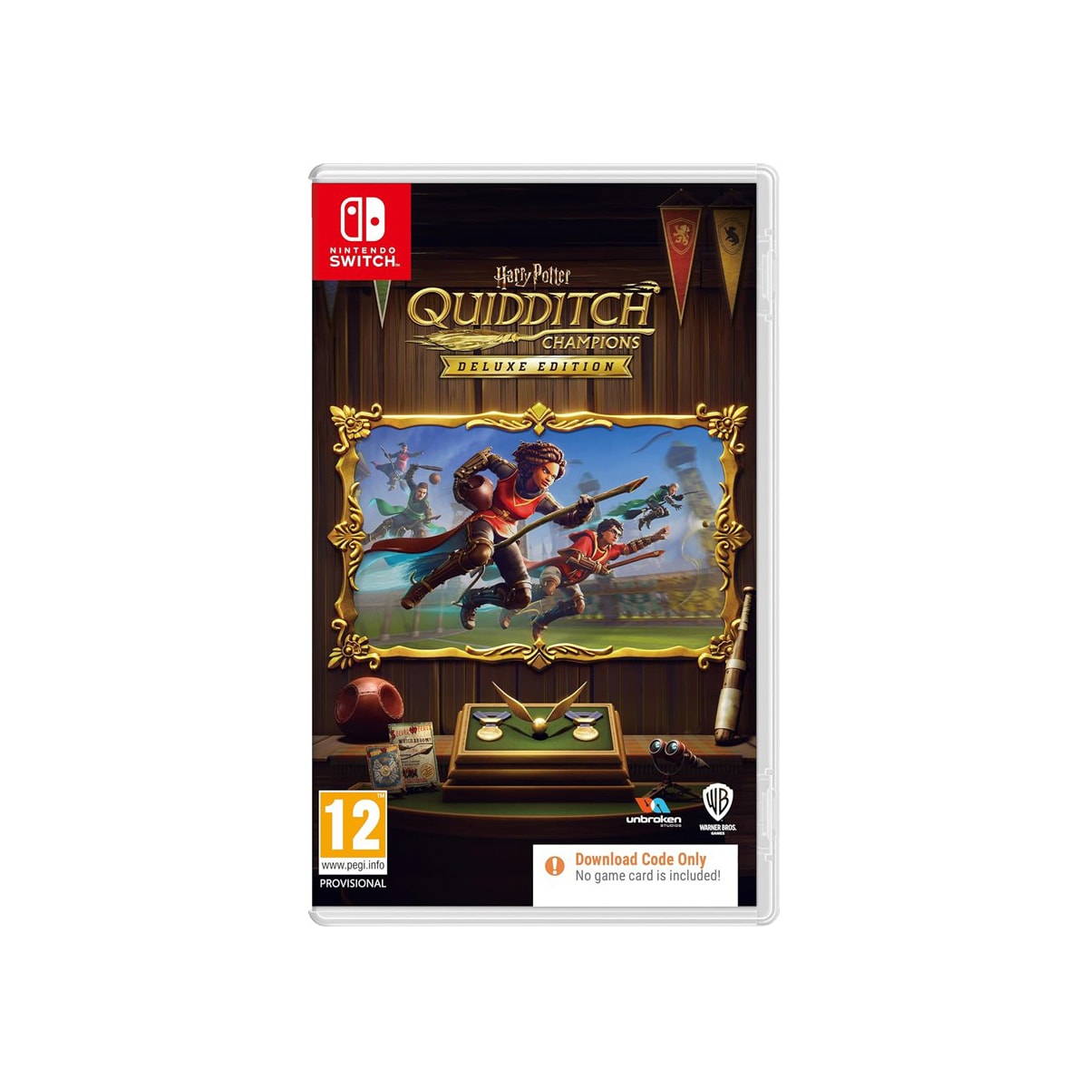 Harry Potter: Quidditch Champions-Deluxe Edition Code in Box (Switch)
