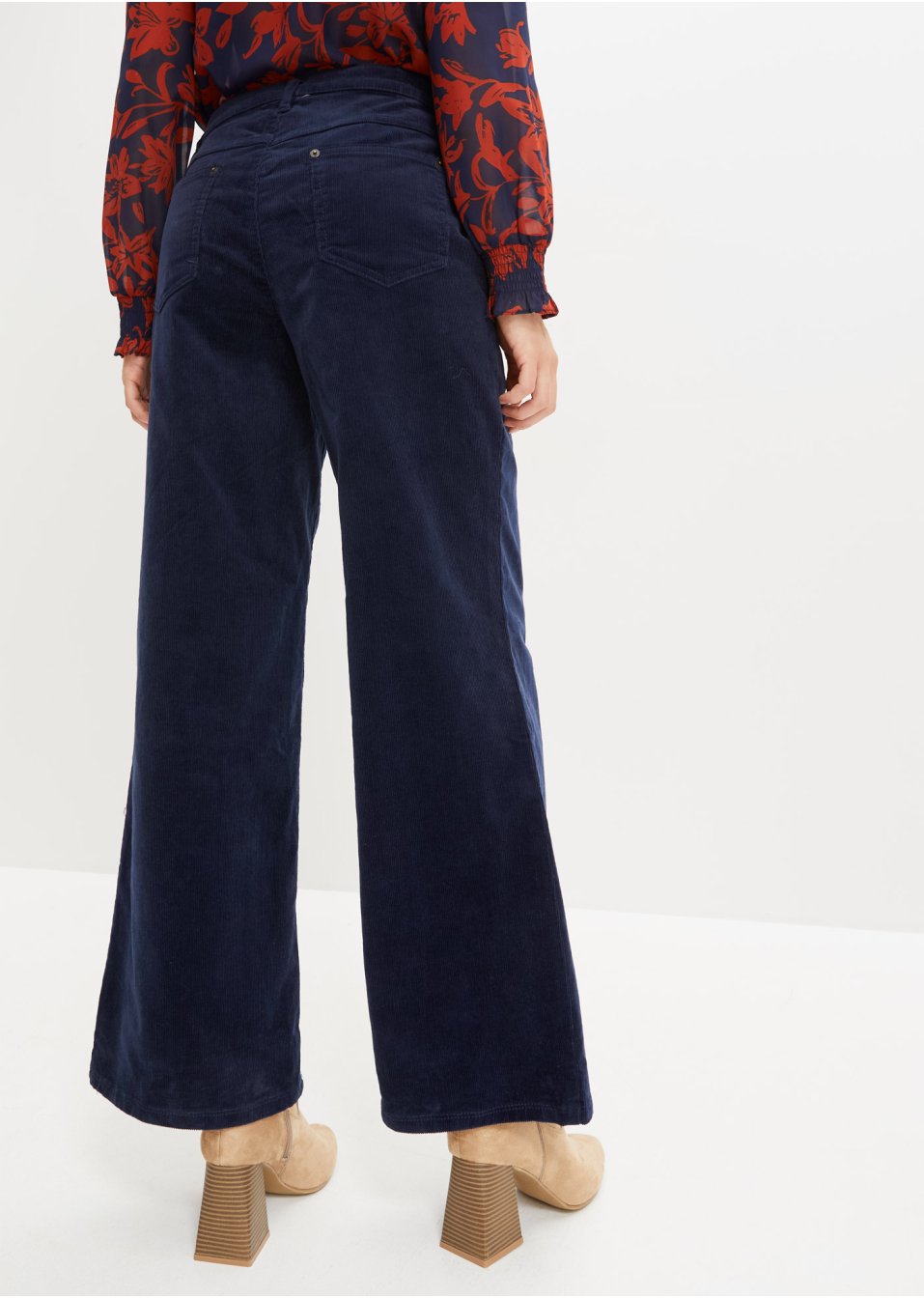 Pantalon velours côtelé style Marlène