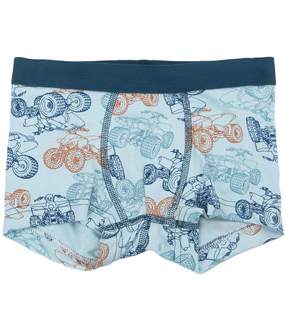 Joha Boxershorts - 2er-Pack - Viskose/Bambus - Blau m. ATV